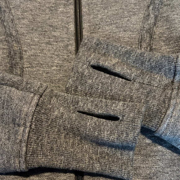 lululemon athletica Gray Full-Zip Hoodie Sweater - Picture 3 of 4